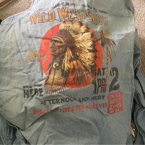 Ralph Lauren Jean Native American Shirt L